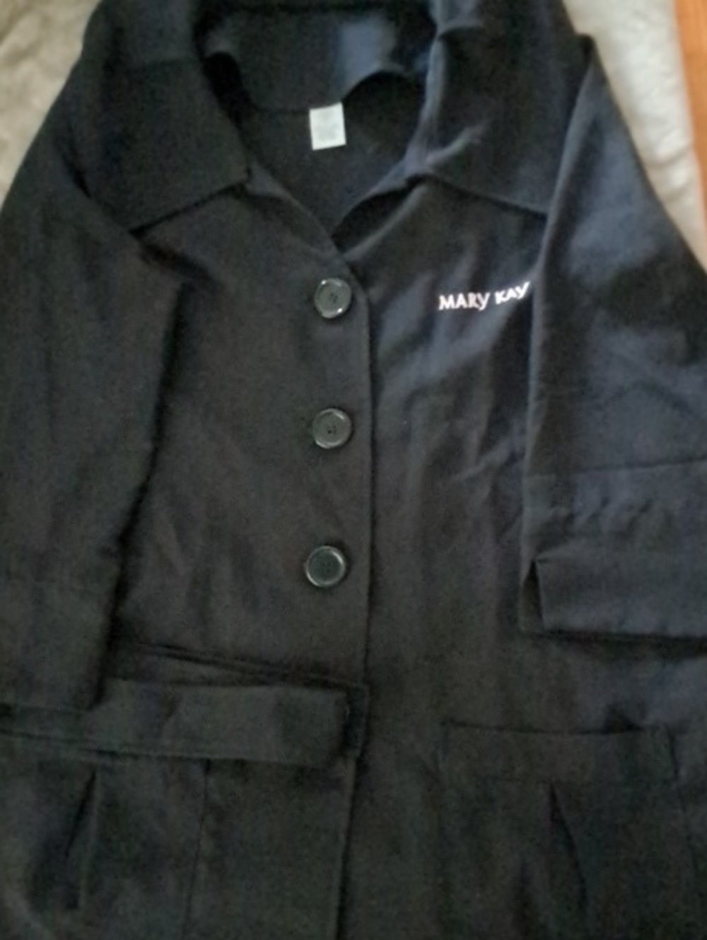 Mary Kay Black Three-Button Blazer Jacket